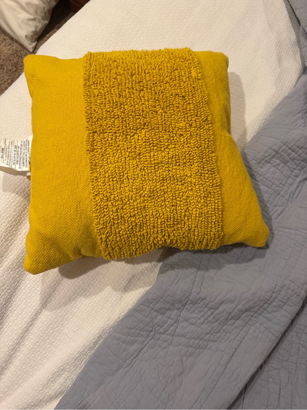 Target Summer Wheat Yellow Textured Accent Pillow